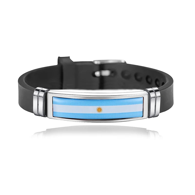 Bracelet Drapeau National Réglable - Accessoire Style & Support