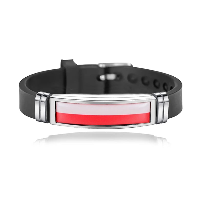 Bracelet Drapeau National Réglable - Accessoire Style & Support