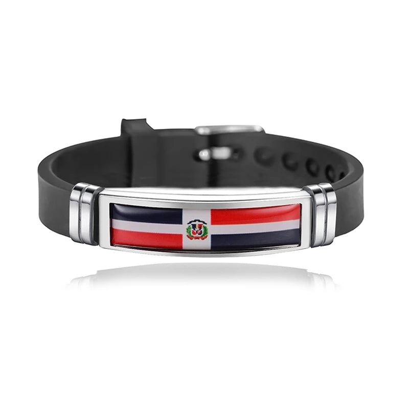 Bracelet Drapeau National Réglable - Accessoire Style & Support