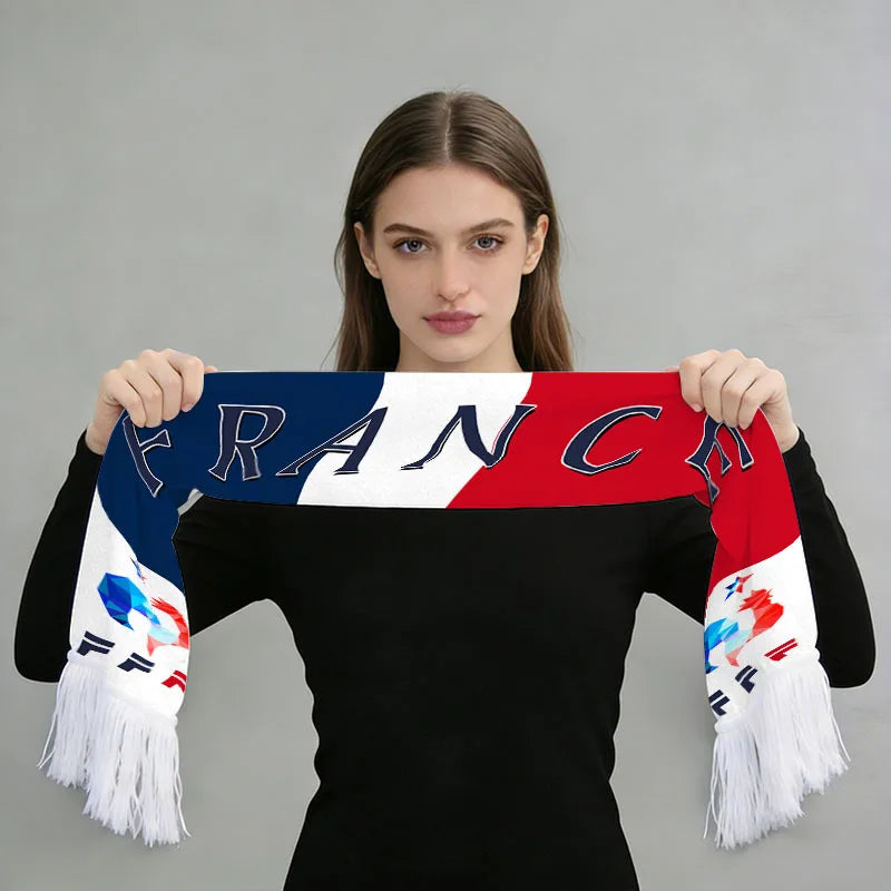 Écharpe de Supporter Coupe du Monde 2026 - Édition Spéciale Nations (France, Brésil, Argentine & Plus)
