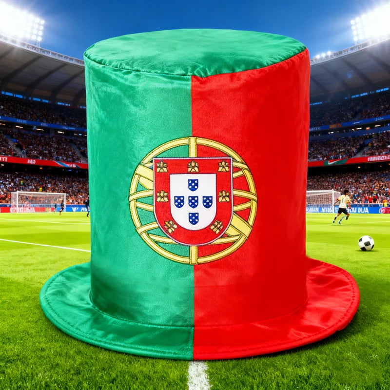 Chapeau Haut-de-Forme "Supporter Mondial" - Accessoire Coupe du Monde 2026