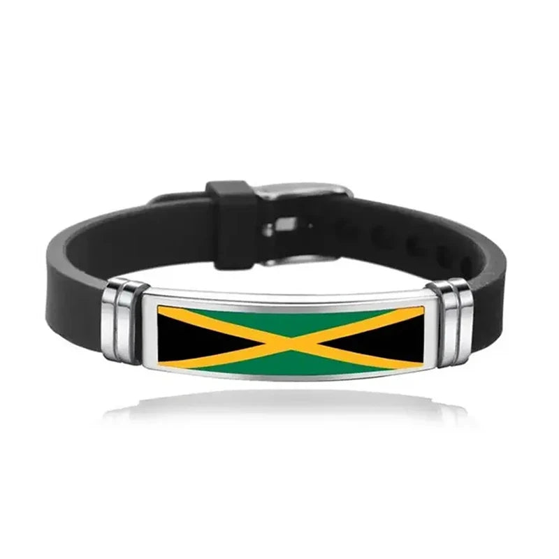 Bracelet Drapeau National Réglable - Accessoire Style & Support