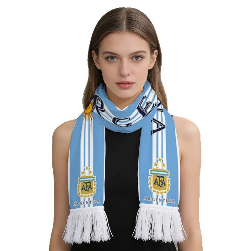 Écharpe de Supporter Coupe du Monde 2026 - Édition Spéciale Nations (France, Brésil, Argentine & Plus)