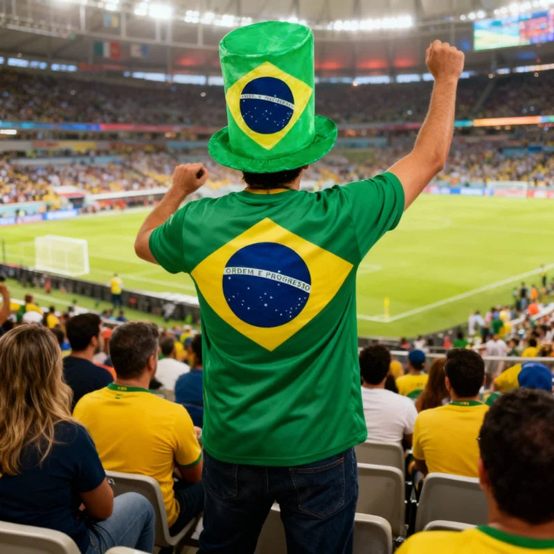 Chapeau Haut-de-Forme "Supporter Mondial" - Accessoire Coupe du Monde 2026