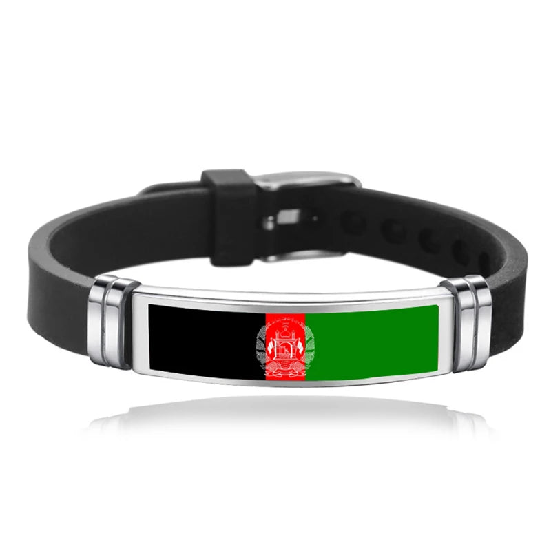 Bracelet Drapeau National Réglable - Accessoire Style & Support