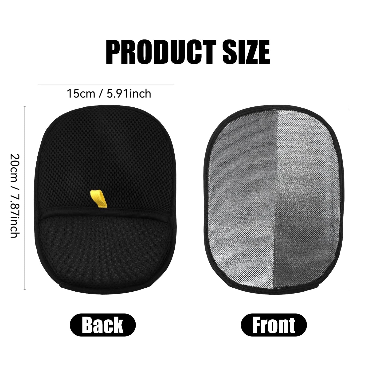 Gant de Toilettage Anti-Poils Double-Face