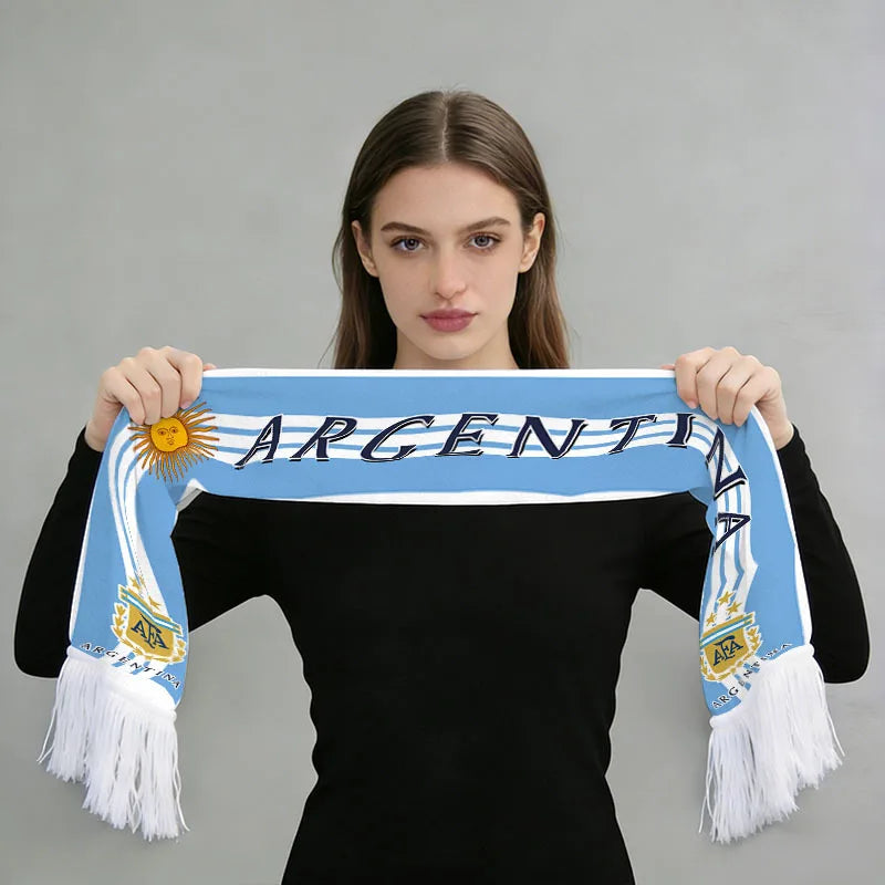 Écharpe de Supporter Coupe du Monde 2026 - Édition Spéciale Nations (France, Brésil, Argentine & Plus)