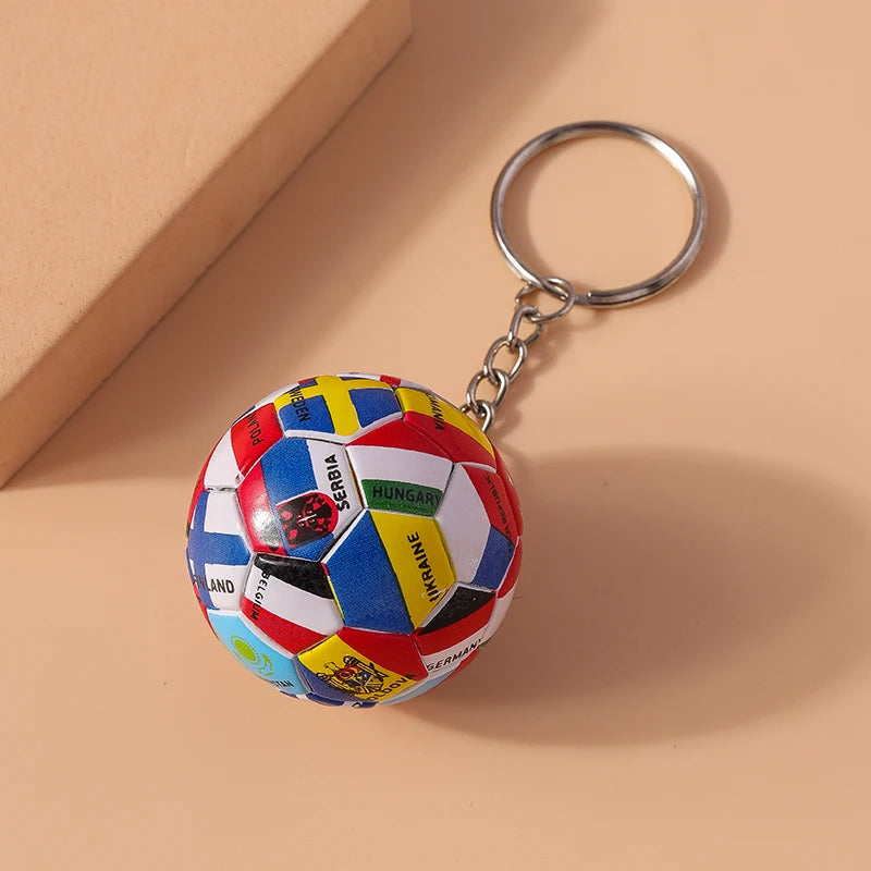 Porte-clés 3D Ballon de Football - Coupe du Monde 2026