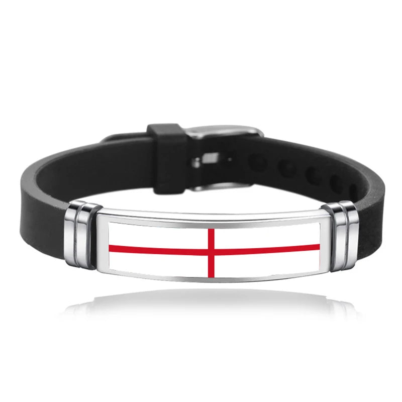 Bracelet Drapeau National Réglable - Accessoire Style & Support
