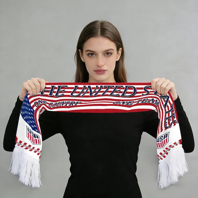 Écharpe de Supporter Coupe du Monde 2026 - Édition Spéciale Nations (France, Brésil, Argentine & Plus)