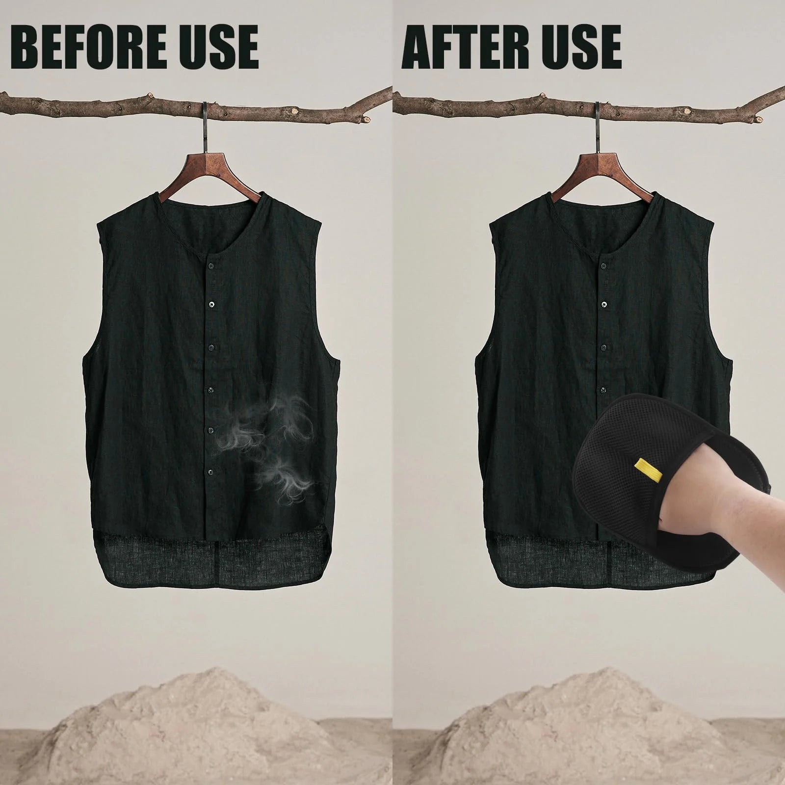 Gant de Toilettage Anti-Poils Double-Face